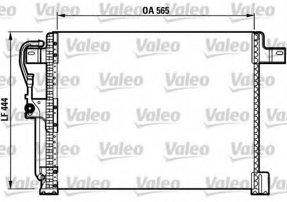 VALEO 817023 Конденсатор, кондиціонер