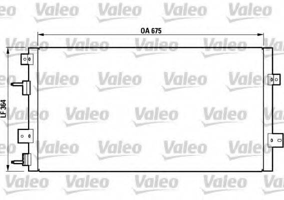 VALEO 817075 Конденсатор, кондиціонер