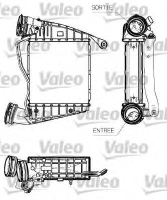 VW 3D0145785 Інтеркулер