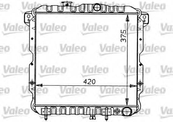 VALEO 819119 Радіатор, охолодження двигуна