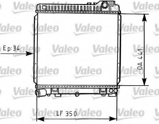 VALEO 819213 Радіатор, охолодження двигуна