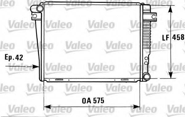 VALEO 819371 Радіатор, охолодження двигуна