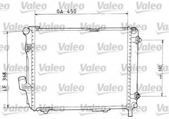 VALEO 819374 Радіатор, охолодження двигуна