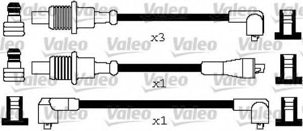 CITROEN 96070995 Комплект дротів запалювання