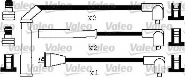 LUCAS ELECTRICAL DKB161 Комплект дротів запалювання