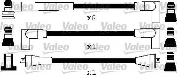 VALEO 346545 Комплект дротів запалювання