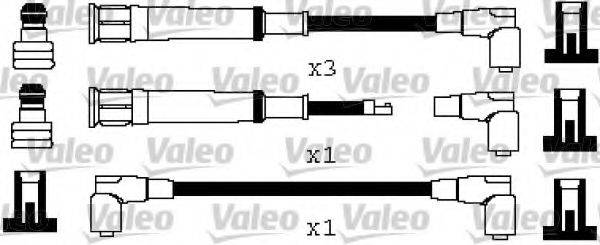 LUCAS ELECTRICAL DKC154 Комплект дротів запалювання