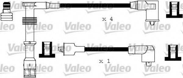 FORD 1640060 Комплект дротів запалювання