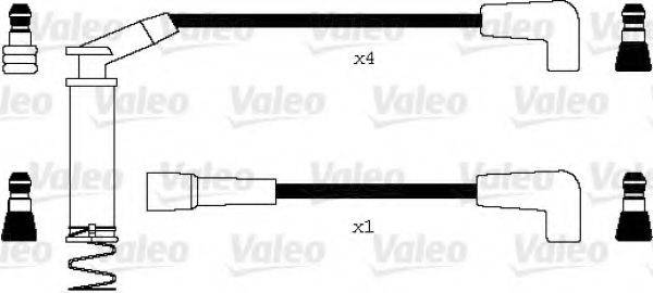 VAUXHALL 1612555 Комплект дротів запалювання