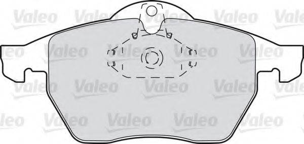 VALEO 540798 Комплект гальмівних колодок, дискове гальмо