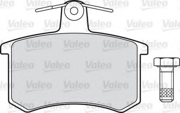 VALEO 301125 Комплект гальмівних колодок, дискове гальмо