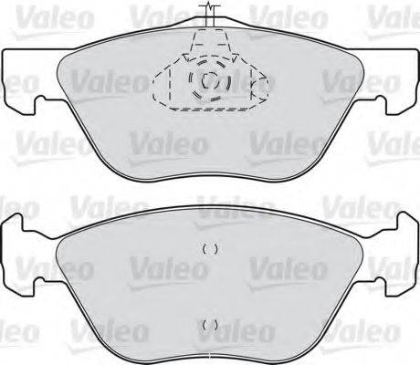 VALEO 301023 Комплект гальмівних колодок, дискове гальмо