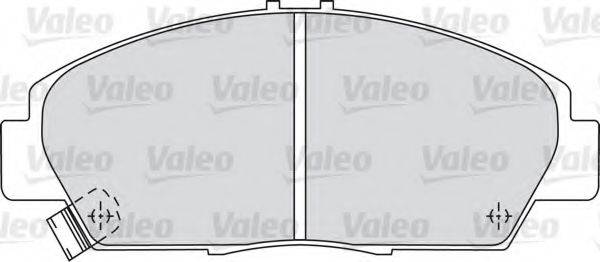 VALEO 21694 Комплект гальмівних колодок, дискове гальмо
