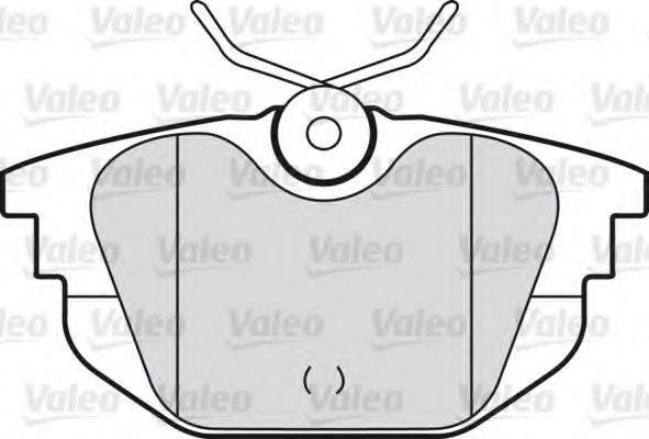 VALEO 598331 Комплект тормозных колодок, дисковый тормоз