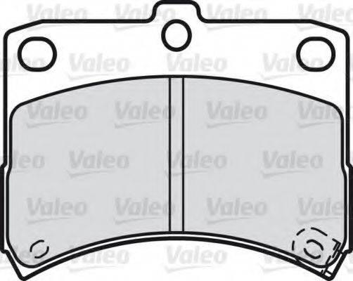 DAIHATSU 449197202000 Комплект гальмівних колодок, дискове гальмо