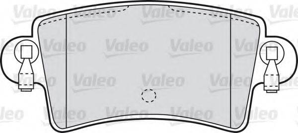 VALEO 23699 Комплект гальмівних колодок, дискове гальмо