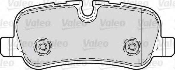 VALEO 598742 Комплект гальмівних колодок, дискове гальмо