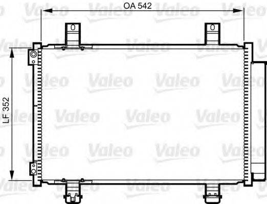 VALEO 814219 Конденсатор, кондиціонер