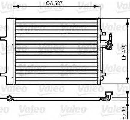 FORD 30741670 Конденсатор, кондиціонер