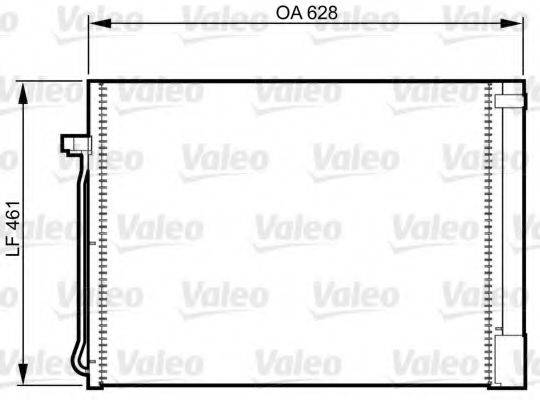 VALEO 814367 Конденсатор, кондиціонер