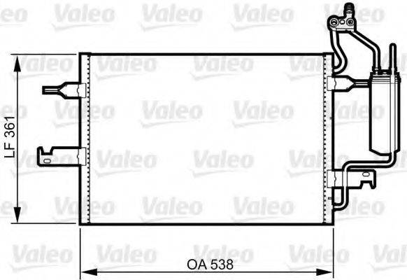 VALEO 817798 Конденсатор, кондиціонер