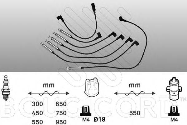 BOUGICORD 7138 Комплект дротів запалювання