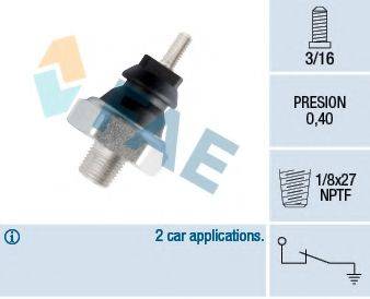 FAE 12180 Датчик тиску масла