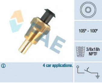 FAE 37601 Термивимикач, вентилятор радіатора