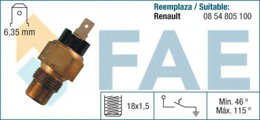 RENAULT 08 54 805 100 термовимикач, сигнальна лампа рідини, що охолоджує