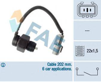 FAE 40891 Вимикач, фара заднього ходу