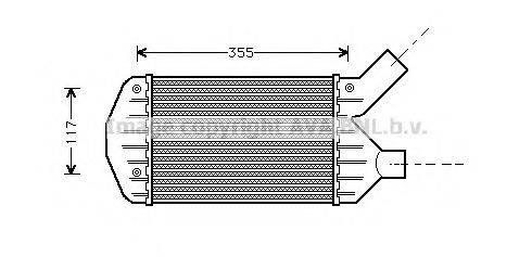 AVA QUALITY COOLING AL4066 Інтеркулер