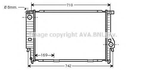 AVA QUALITY COOLING BW2194 Радіатор, охолодження двигуна