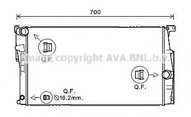 AVA QUALITY COOLING BW2453 Радіатор, охолодження двигуна