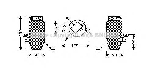 AVA QUALITY COOLING BWD299 Осушувач, кондиціонер