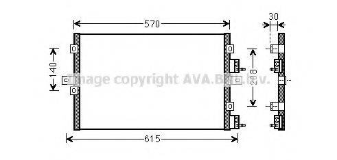 AVA QUALITY COOLING CR5114 Конденсатор, кондиціонер