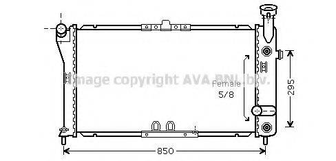 CHEVROLET 52464934 Радіатор, охолодження двигуна; Радіатор, Тяговий акумулятор