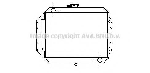 AVA QUALITY COOLING DN2011 Радіатор, охолодження двигуна