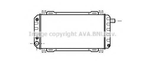 AVA QUALITY COOLING FD2114 Радіатор, охолодження двигуна