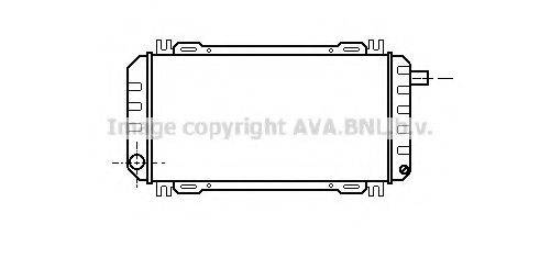 AVA QUALITY COOLING FD2161 Радіатор, охолодження двигуна