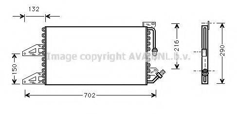 AVA QUALITY COOLING FT5215 Конденсатор, кондиціонер