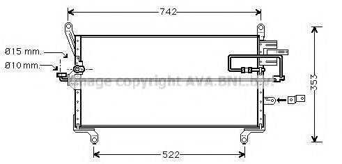 AVA QUALITY COOLING FT5216D Конденсатор, кондиціонер