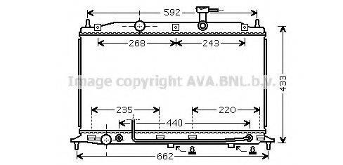 BLUE PRINT ADG098113 Радіатор, охолодження двигуна