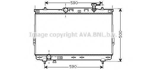 AVA QUALITY COOLING HYA2109 Радіатор, охолодження двигуна