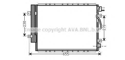 AVA QUALITY COOLING KA5123D Конденсатор, кондиціонер