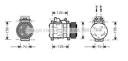 DA SILVA FC3258 Компресор, кондиціонер