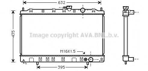 BLUE PRINT ADC49818 Радіатор, охолодження двигуна