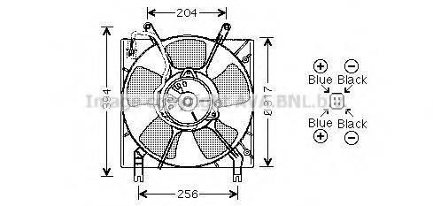 AVA QUALITY COOLING MT7514 Вентилятор, охолодження двигуна