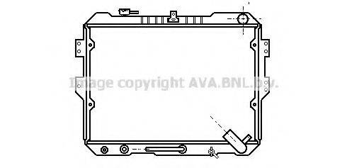 AVA QUALITY COOLING MZ2063 Радіатор, охолодження двигуна