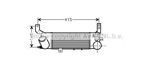 AVA QUALITY COOLING MZ4187 Інтеркулер