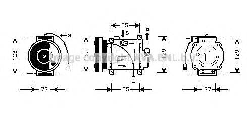 MAZDA N13A1AH4MG Компресор, кондиціонер